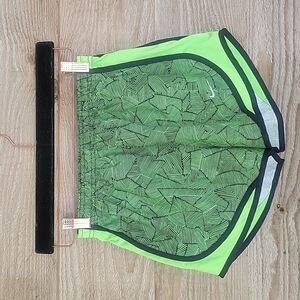 Nike Dri-Fit Tempo Running Athletic Shorts Neon Green/Black Size XSmall